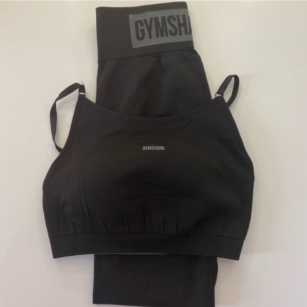 ❤️ Gymshark flex sports bra black/gray size S